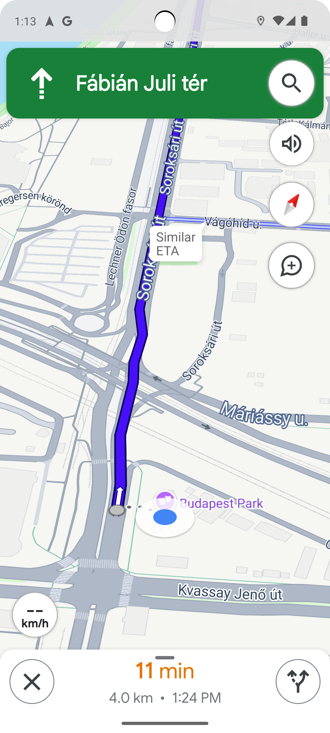 Navigáció a kiválasztott rendelőhöz